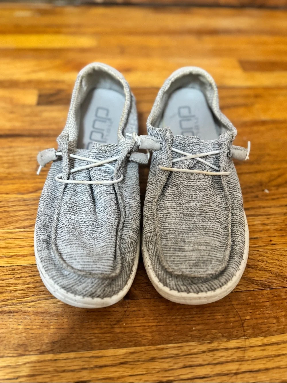 Hey Dude Women’s Slip-On Sneakers in Heather Gray